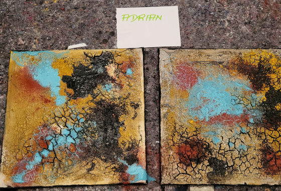 ART FOR FUN - PAINTING CLASSES - ABSTRACT PAINTING, EXPRESSIVE POWERFUL COLORFUL 13