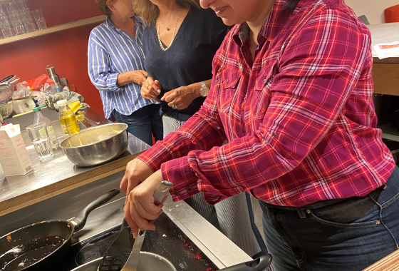 CLUB MELANGE COOKING CLASS traditional Austrian dishes shown by our grandparents